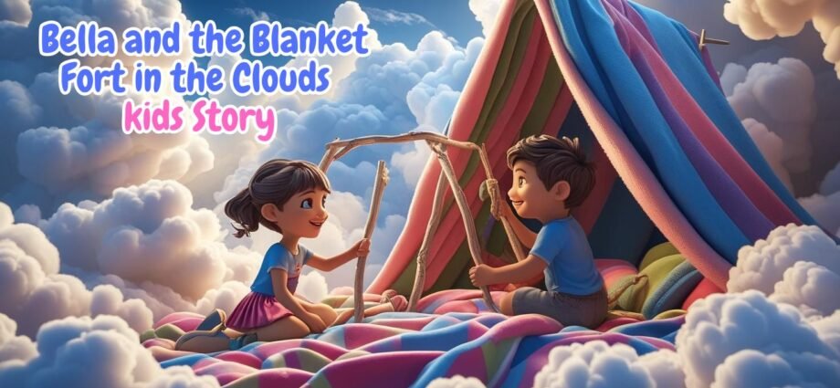 Bella-and-the-Blanket-Fort-in-the-Clouds-kids-Story polopalrhymes.com