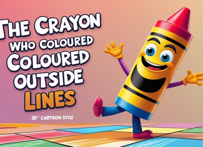 The-Crayon-Who-Coloured-Outside-the-Lines-kids-story-polo-palrhymes