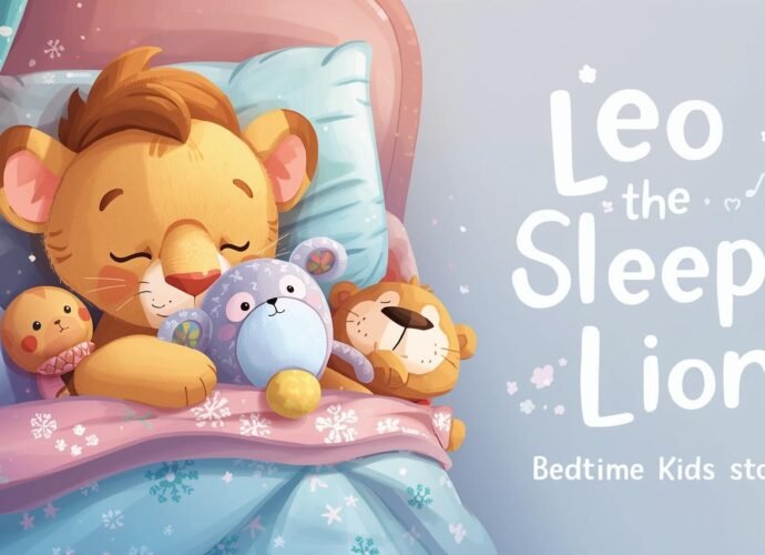 Leo the Sleepy Lion: A Jungle Bedtime Story for Kids