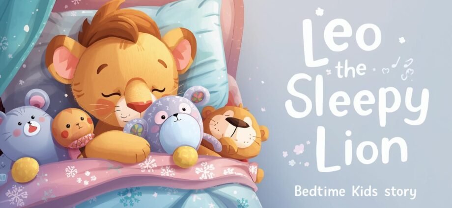 Leo the Sleepy Lion: A Jungle Bedtime Story for Kids