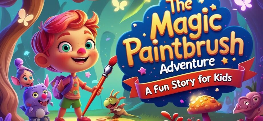 The Magic Paintbrush Adventure – A Fun Story for Kids