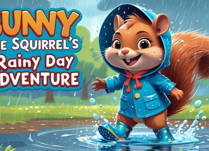 Sunny-the-Squirrels-Rainy-Day-Adventure-kids-story-polo-pal-rhymes