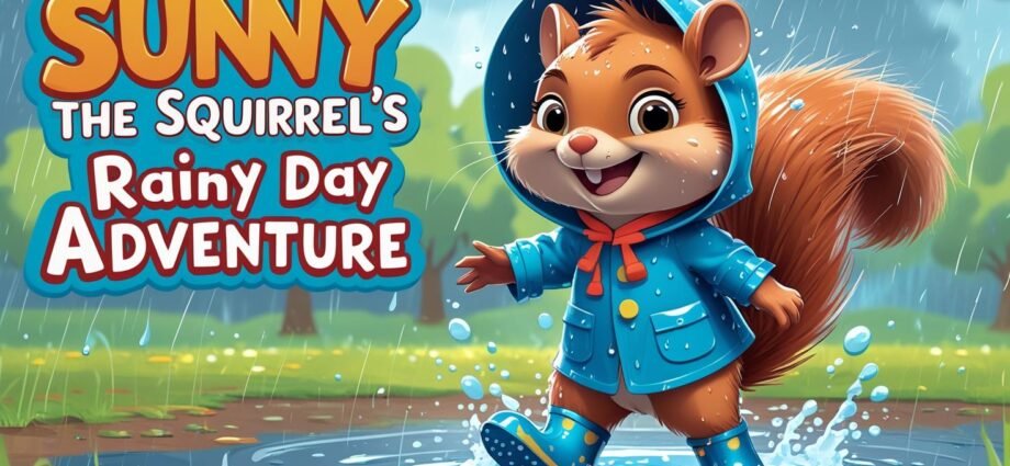 Sunny-the-Squirrels-Rainy-Day-Adventure-kids-story-polo-pal-rhymes